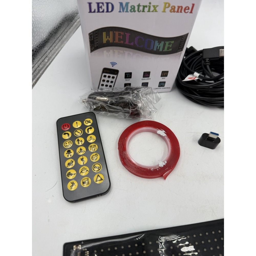 Flexible LED RGB App Control Screen Matrix Panel, 16x64 - Open Box - Picture 9 of 16